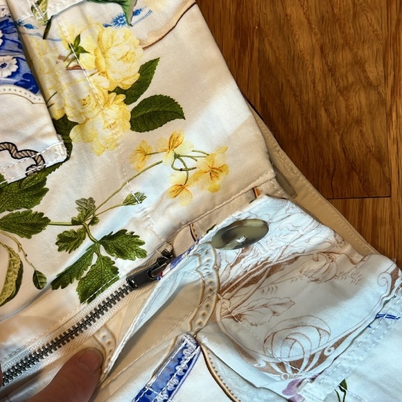 Anthropologie Cropped Wide-Leg Pants Magic Fabric Edition Sz 28 NWT - Picture 11 of 16